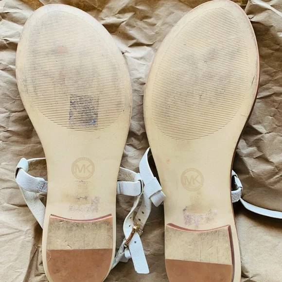 Michael Kors White Sandals - Picture 4 of 4